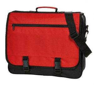 business shoulder bag-red