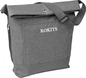 grey shoulder bag-side