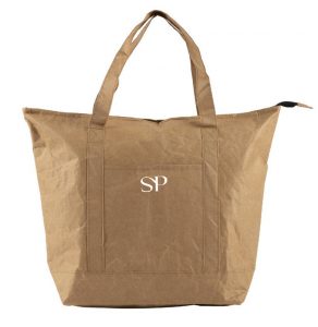 laminated paper shopping bag and cooler bag-front