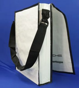 pp woven shoulder bag-side