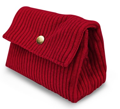 corduroy cosmetic pouch